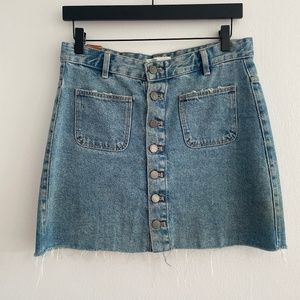 Zara TRF Denim Mini Skirt